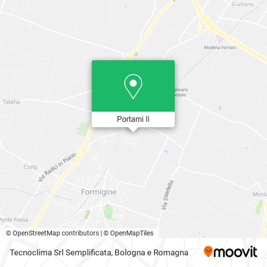 Mappa Tecnoclima Srl Semplificata