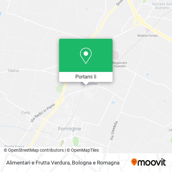 Mappa Alimentari e Frutta Verdura