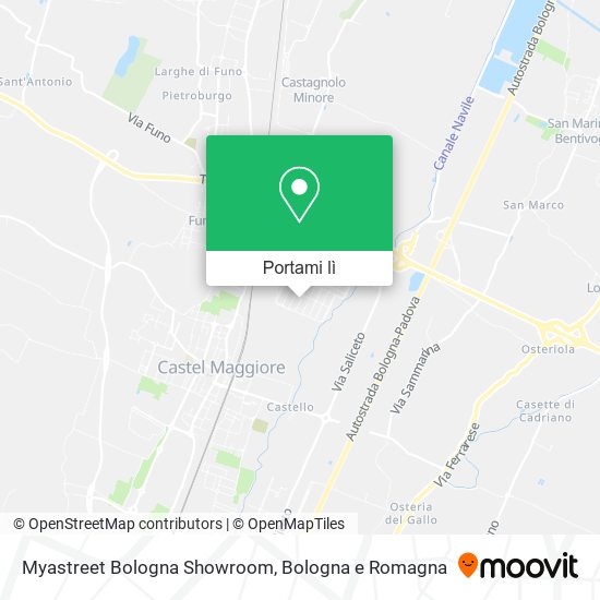 Mappa Myastreet Bologna Showroom