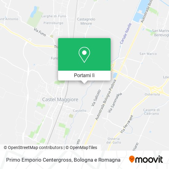 Mappa Primo Emporio Centergross