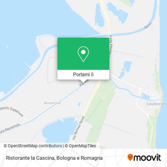 Mappa Ristorante la Cascina