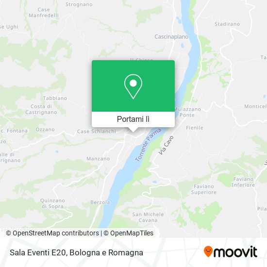 Mappa Sala Eventi E20