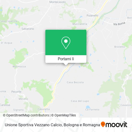 Mappa Unione Sportiva Vezzano Calcio
