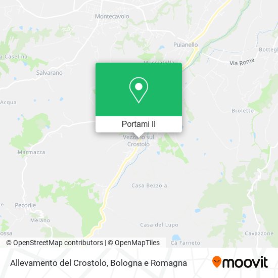 Mappa Allevamento del Crostolo