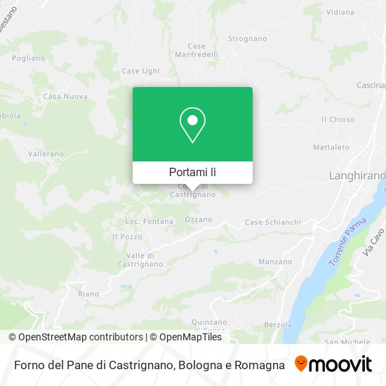 Mappa Forno del Pane di Castrignano