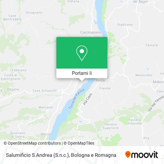 Mappa Salumificio S.Andrea (S.n.c.)