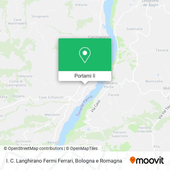 Mappa I. C. Langhirano Fermi Ferrari