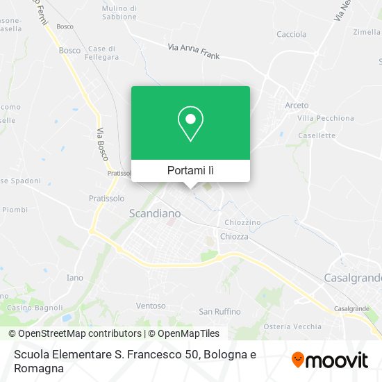 Mappa Scuola Elementare S. Francesco 50