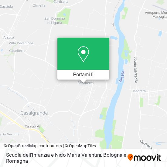 Mappa Scuola dell'Infanzia e Nido Maria Valentini
