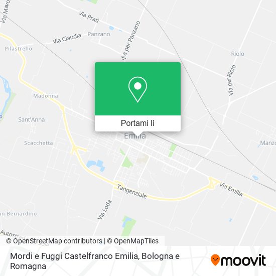 Mappa Mordi e Fuggi Castelfranco Emilia