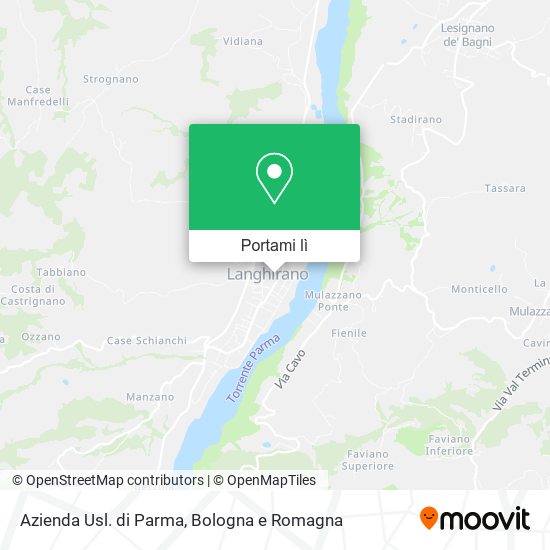 Mappa Azienda Usl. di Parma