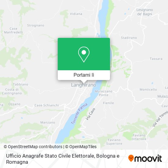 Mappa Ufficio Anagrafe Stato Civile Elettorale