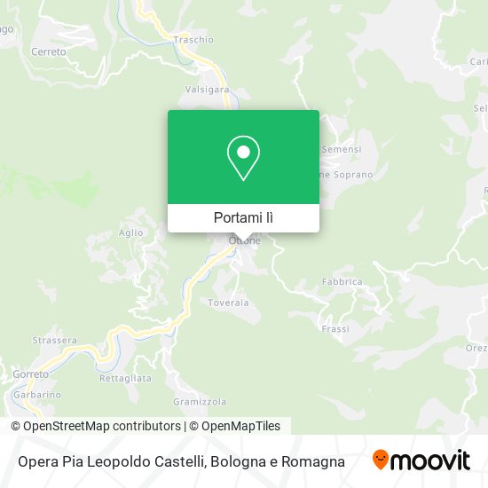 Mappa Opera Pia Leopoldo Castelli