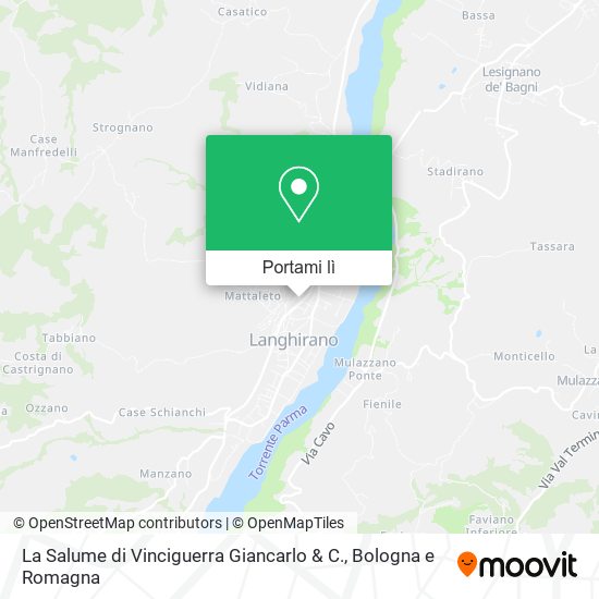 Mappa La Salume di Vinciguerra Giancarlo & C.