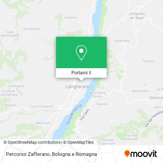 Mappa Percorso Zafferano