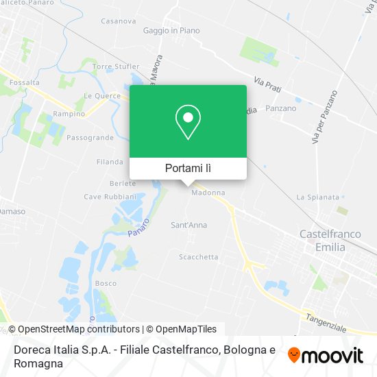 Mappa Doreca Italia S.p.A. - Filiale Castelfranco