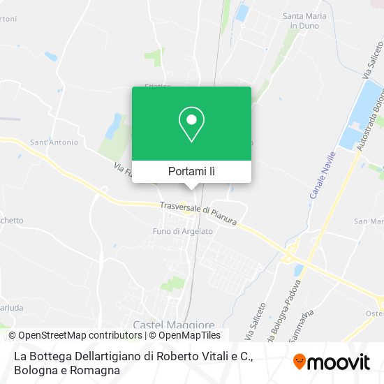 Mappa La Bottega Dellartigiano di Roberto Vitali e C.