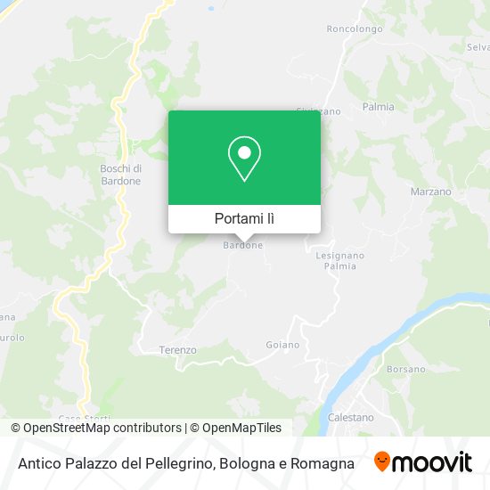 Mappa Antico Palazzo del Pellegrino