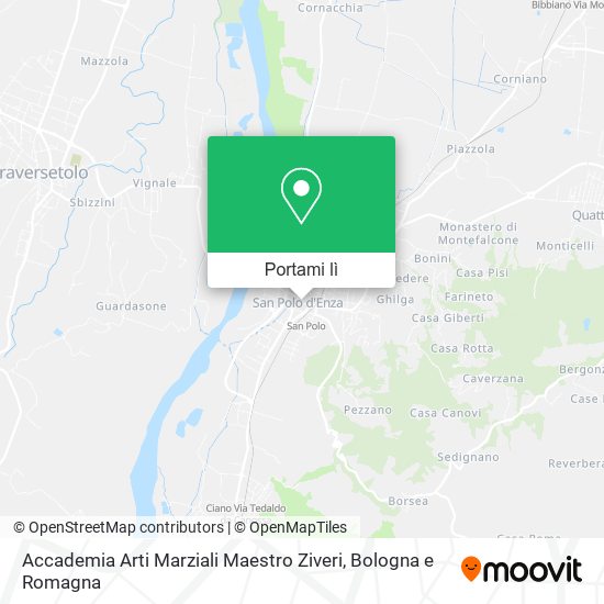 Mappa Accademia Arti Marziali Maestro Ziveri