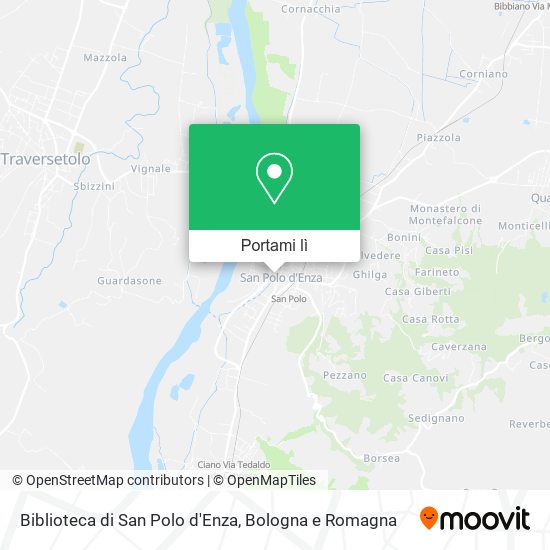 Mappa Biblioteca di San Polo d'Enza