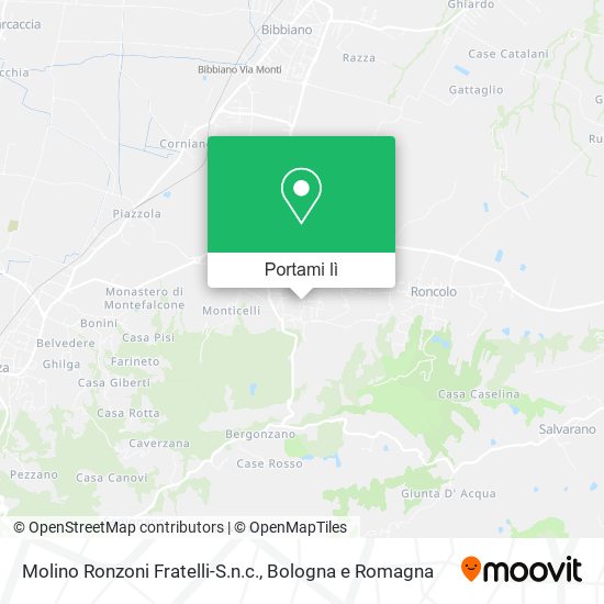Mappa Molino Ronzoni Fratelli-S.n.c.