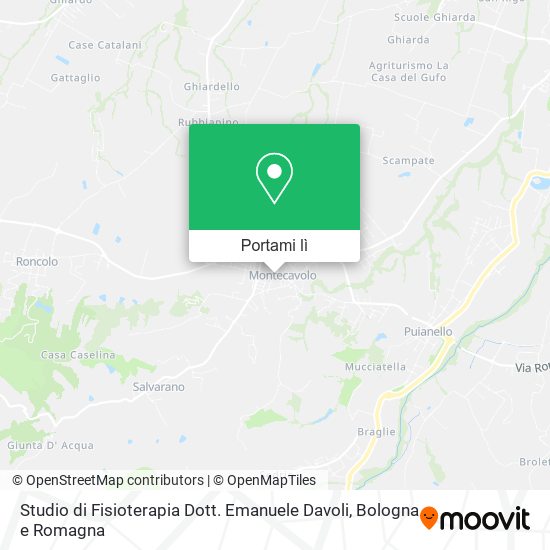 Mappa Studio di Fisioterapia Dott. Emanuele Davoli