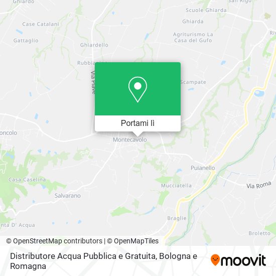 Mappa Distributore Acqua Pubblica e Gratuita