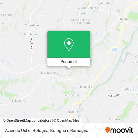 Mappa Azienda Usl di Bologna