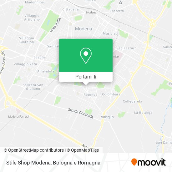 Mappa Stile Shop Modena