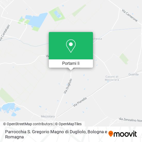 Mappa Parrocchia S. Gregorio Magno di Dugliolo