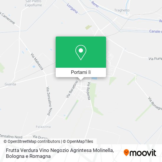 Mappa Frutta Verdura Vino Negozio Agrintesa Molinella