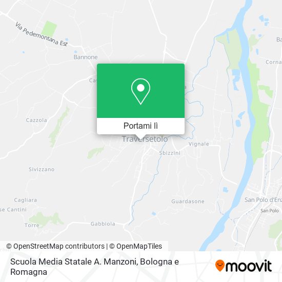 Mappa Scuola Media Statale A. Manzoni