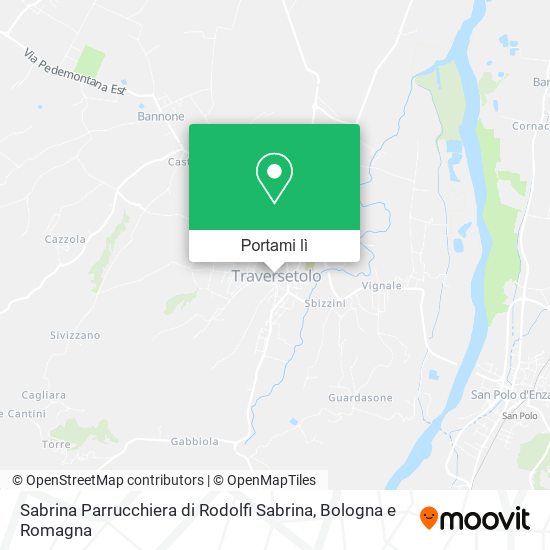 Mappa Sabrina Parrucchiera di Rodolfi Sabrina