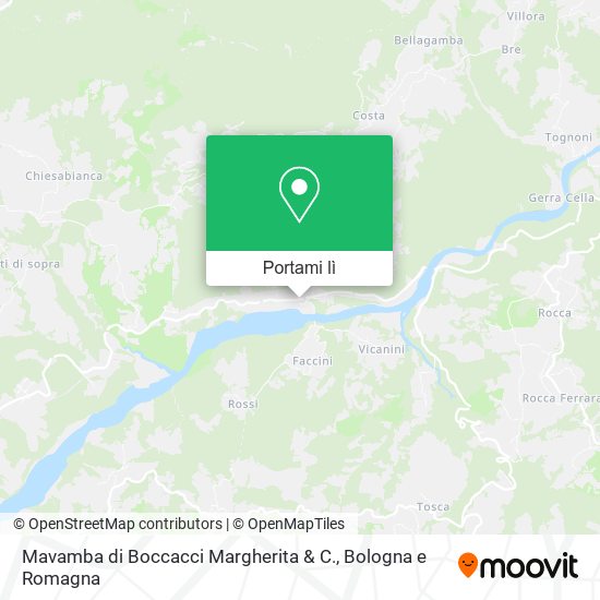 Mappa Mavamba di Boccacci Margherita & C.