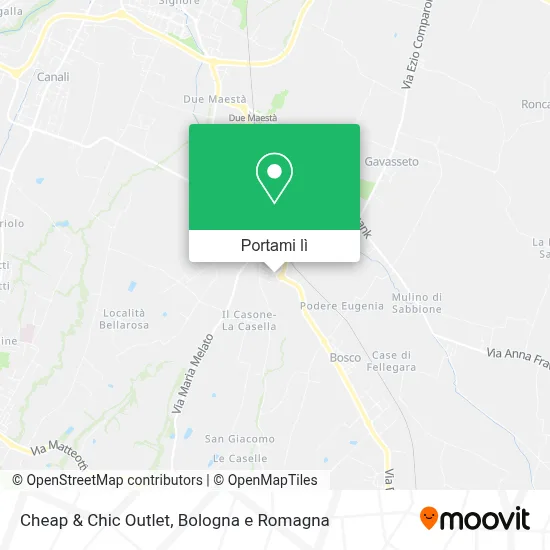 Mappa Cheap & Chic Outlet
