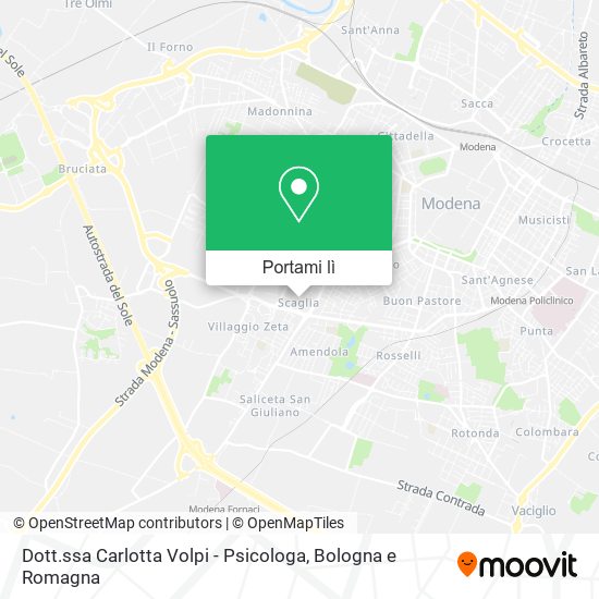 Mappa Dott.ssa Carlotta Volpi - Psicologa