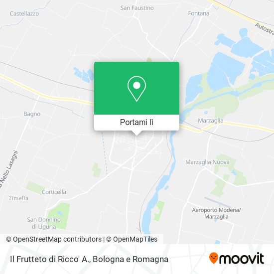 Mappa Il Frutteto di Ricco' A.