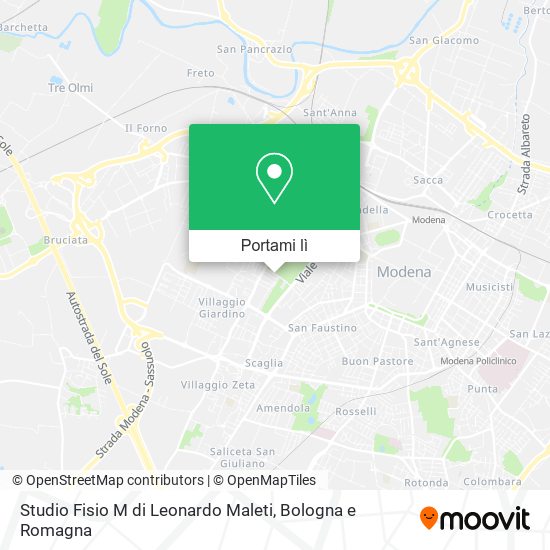 Mappa Studio Fisio M di Leonardo Maleti
