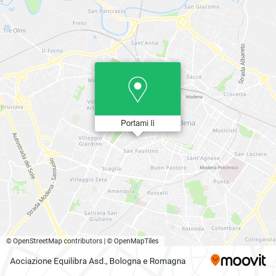Mappa Aociazione Equilibra Asd.