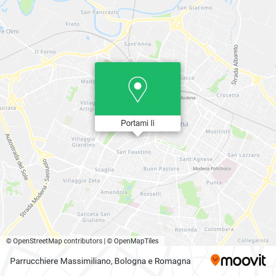 Mappa Parrucchiere Massimiliano