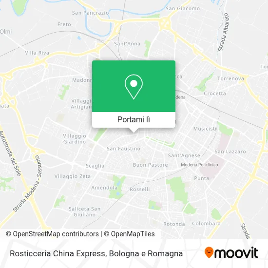 Mappa Rosticceria China Express