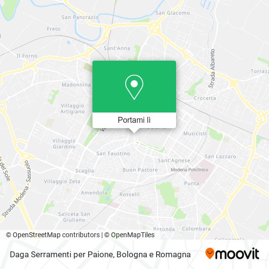 Mappa Daga Serramenti per Paione