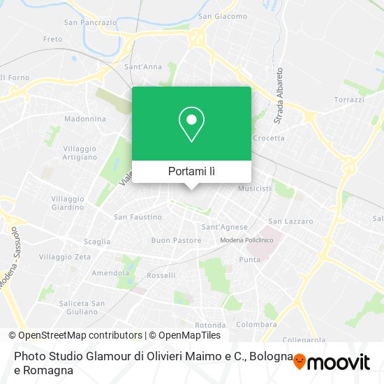 Mappa Photo Studio Glamour di Olivieri Maimo e C.