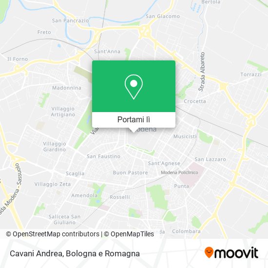 Mappa Cavani Andrea