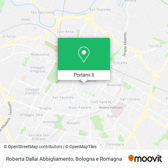 Mappa Roberta Dallai Abbigliamento