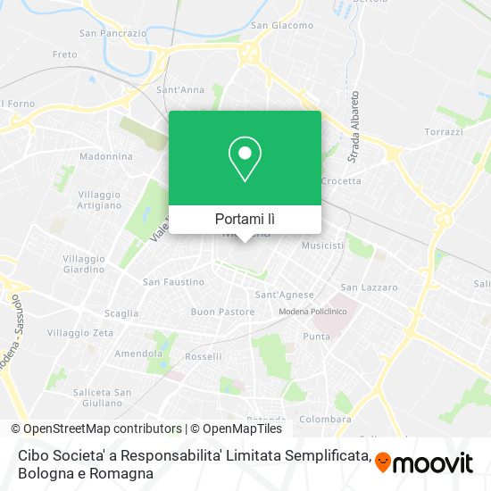 Mappa Cibo Societa' a Responsabilita' Limitata Semplificata