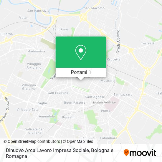Mappa Dinuovo Arca Lavoro Impresa Sociale