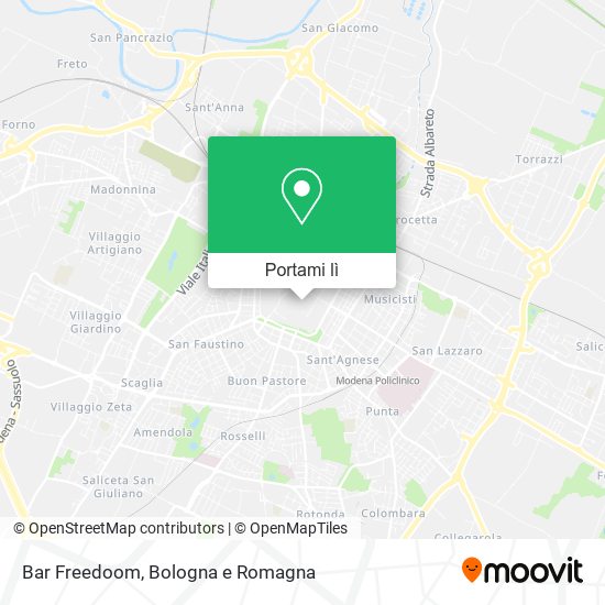 Mappa Bar Freedoom