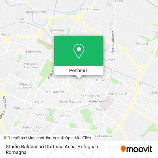 Mappa Studio Baldassari Dott.ssa Anna