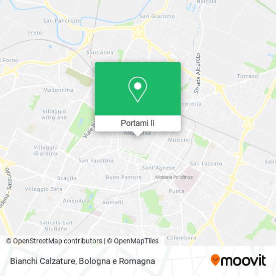 Mappa Bianchi Calzature